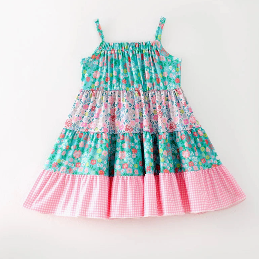Floral Patchwork Dress
