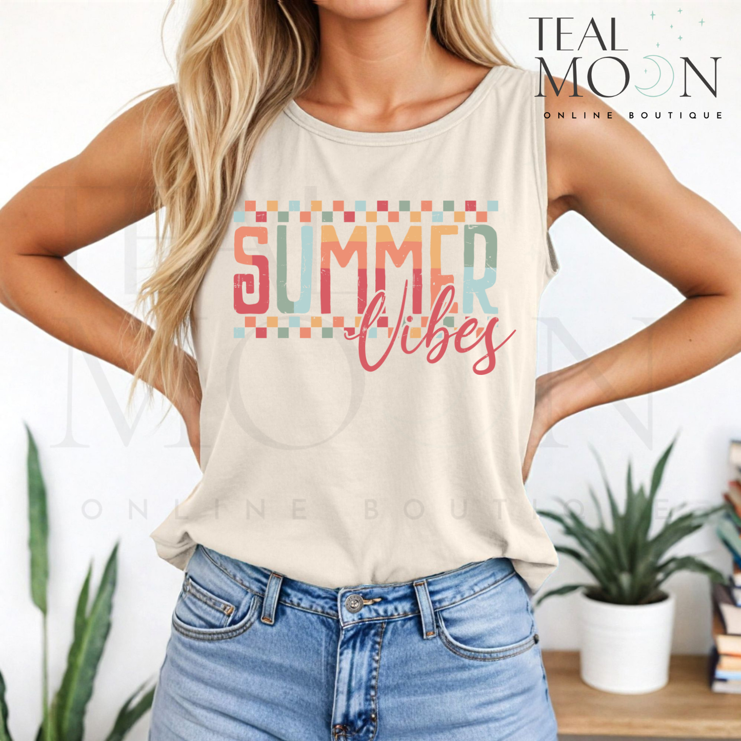 Summer Vibes - checkered