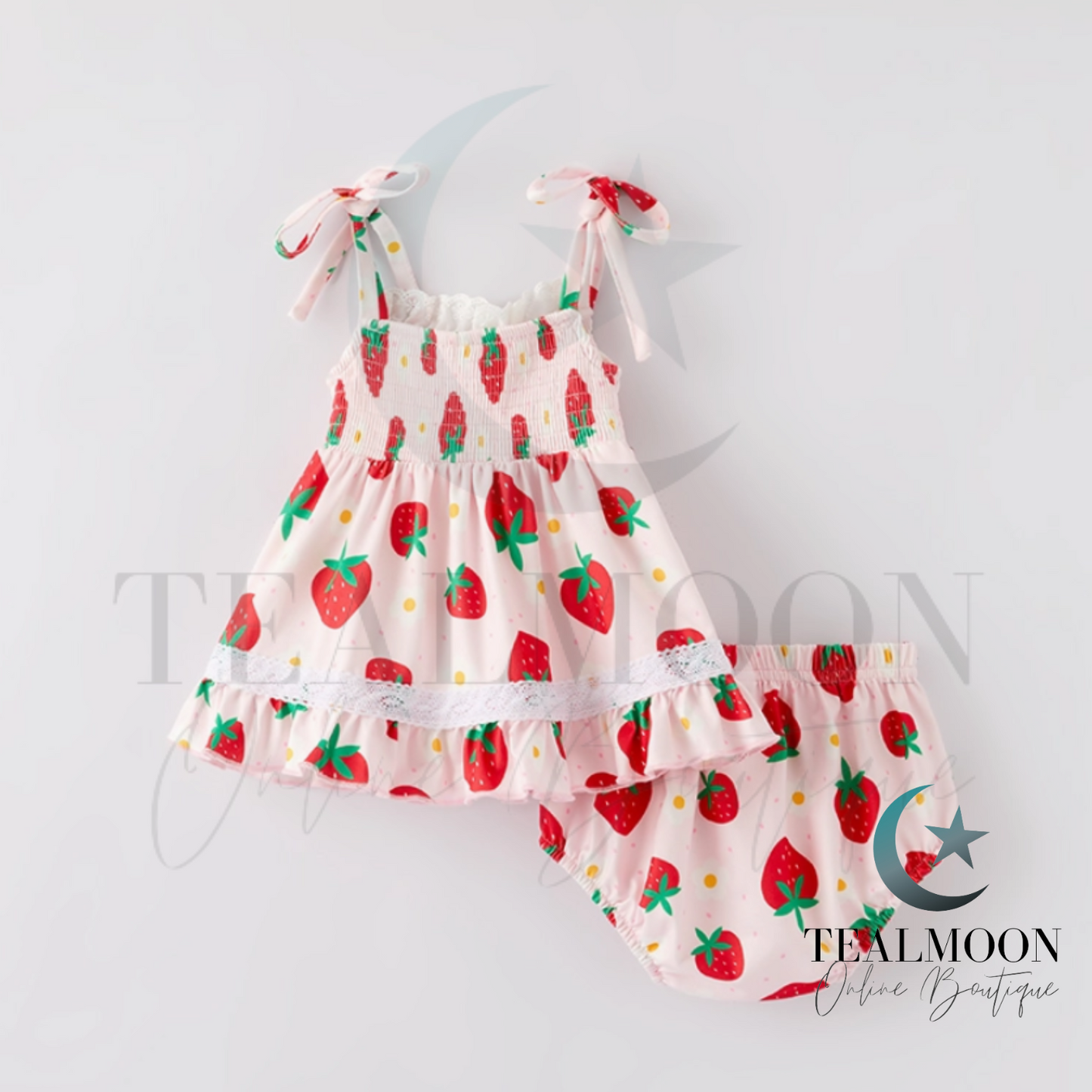 Strawberry Romper Set