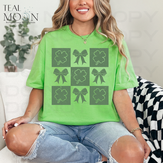 Lucky Clovers and Bows