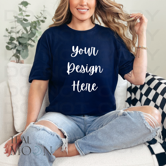 Upload Your Design | Short Sleeve Tee | Front Only