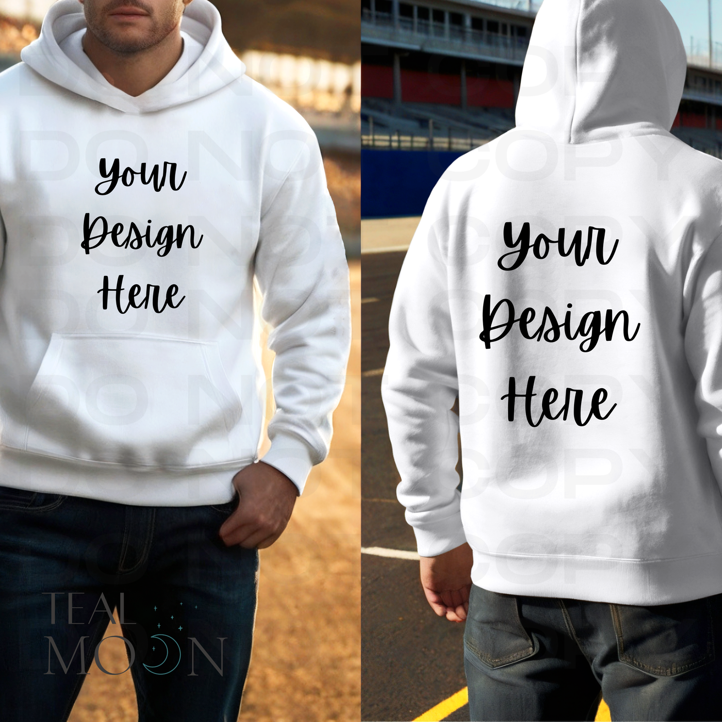 Upload Your Design | Hoodie | Front and Back Design