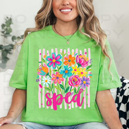 Floral Neon Occupation (School Occupations)