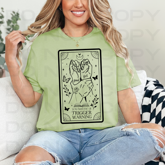 Trigger Warning Tarot Card