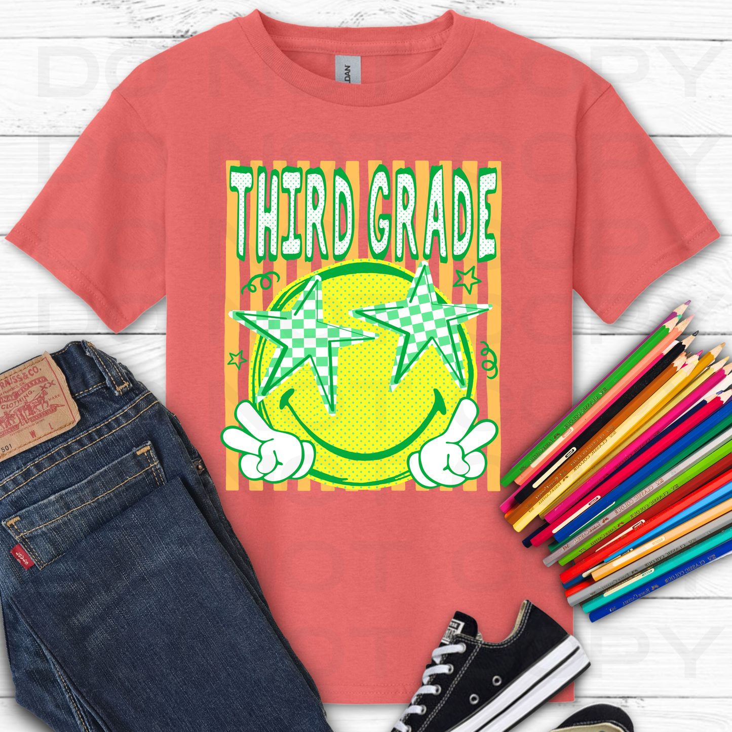 Grade Level Retro Neon