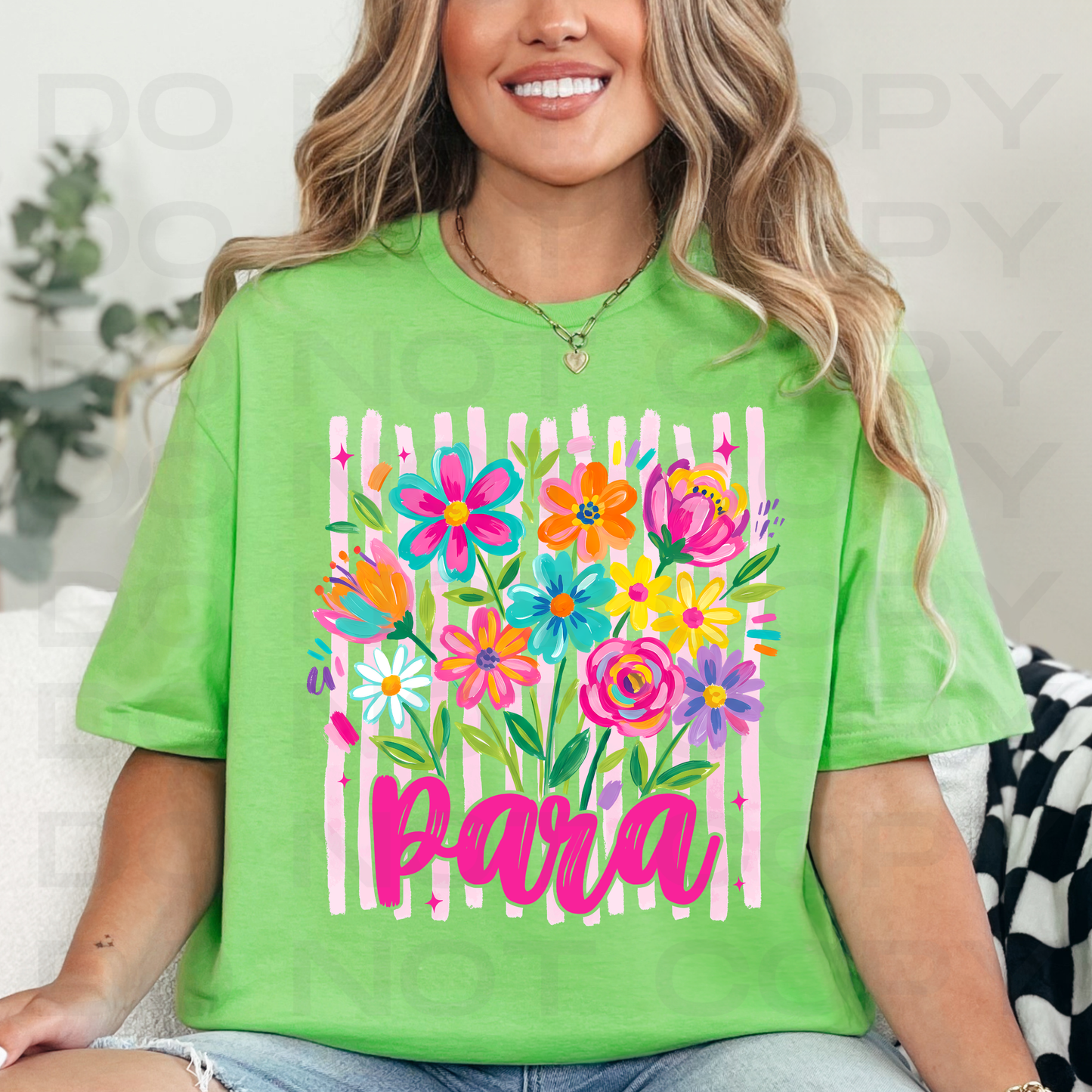 Floral Neon Occupation (School Occupations)
