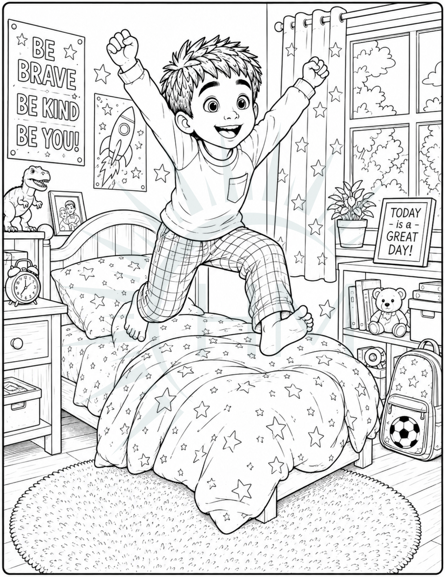 What if School is Scary Coloring Pages
