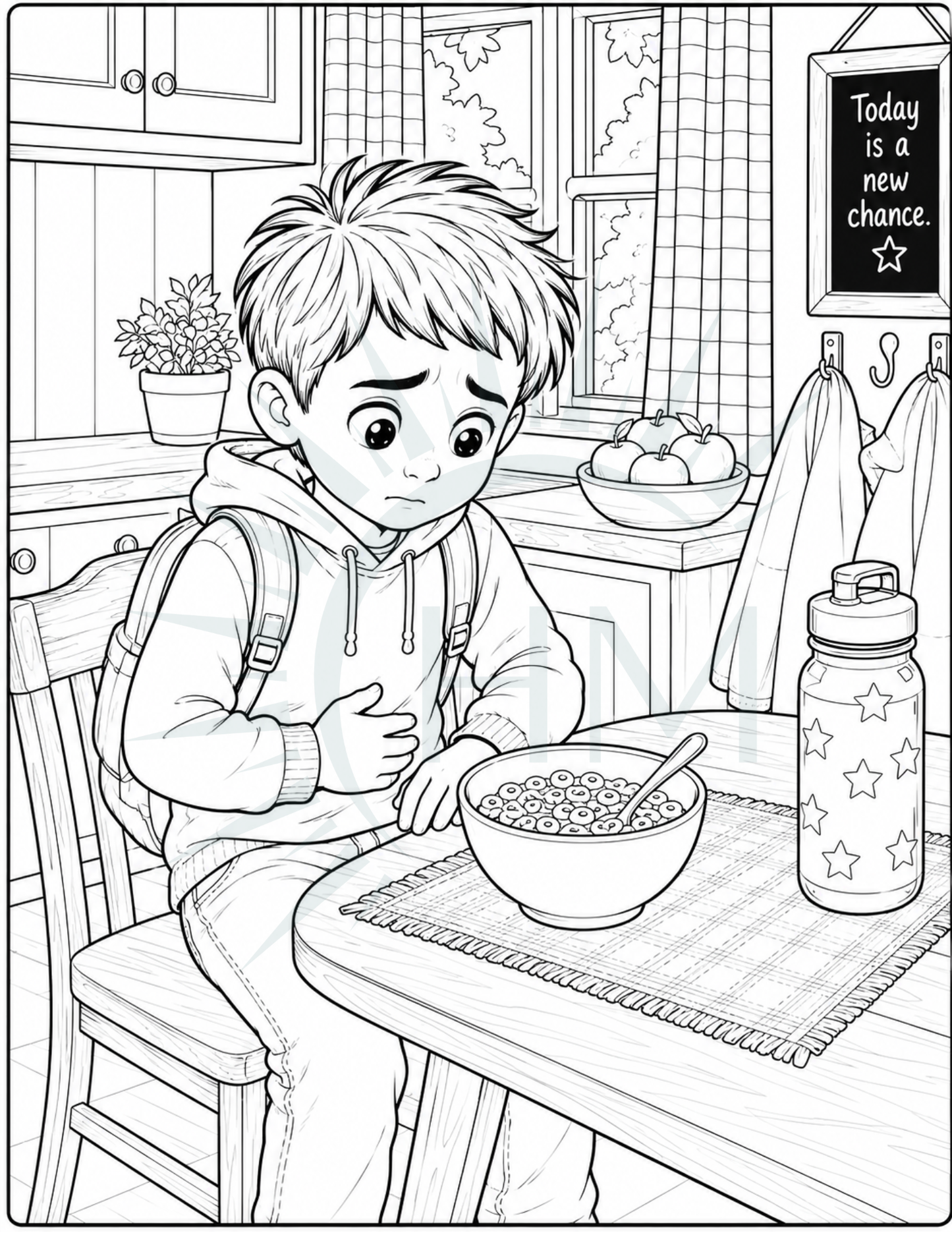 What if School is Scary Coloring Pages