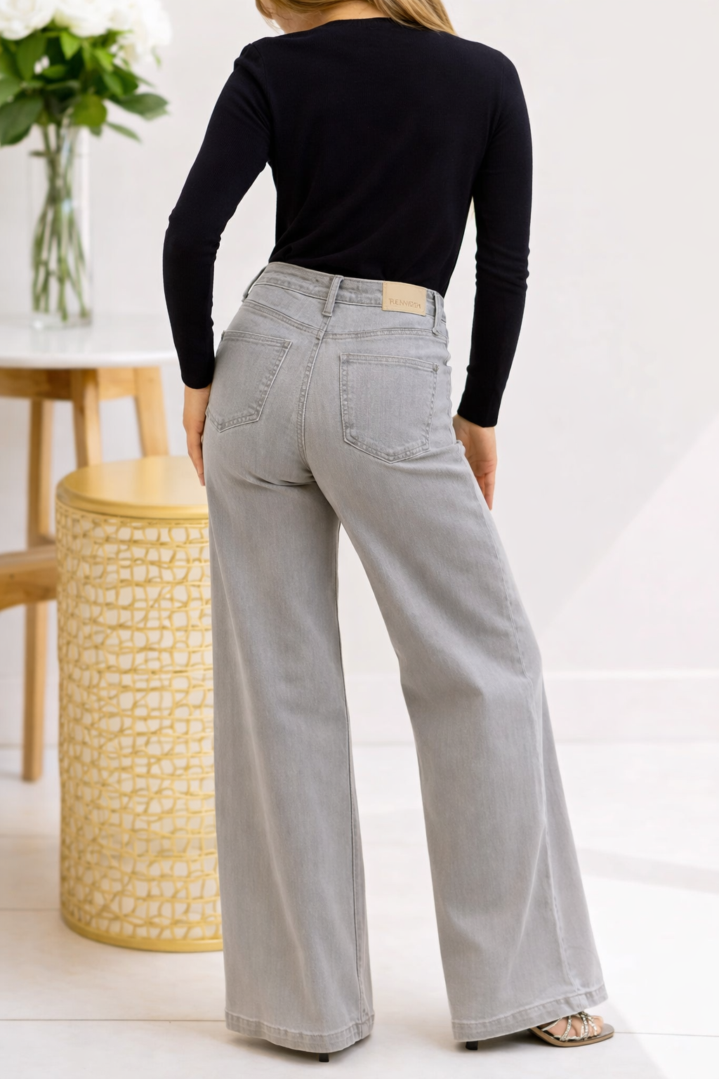 Timeless Judy Blue Grey Wides