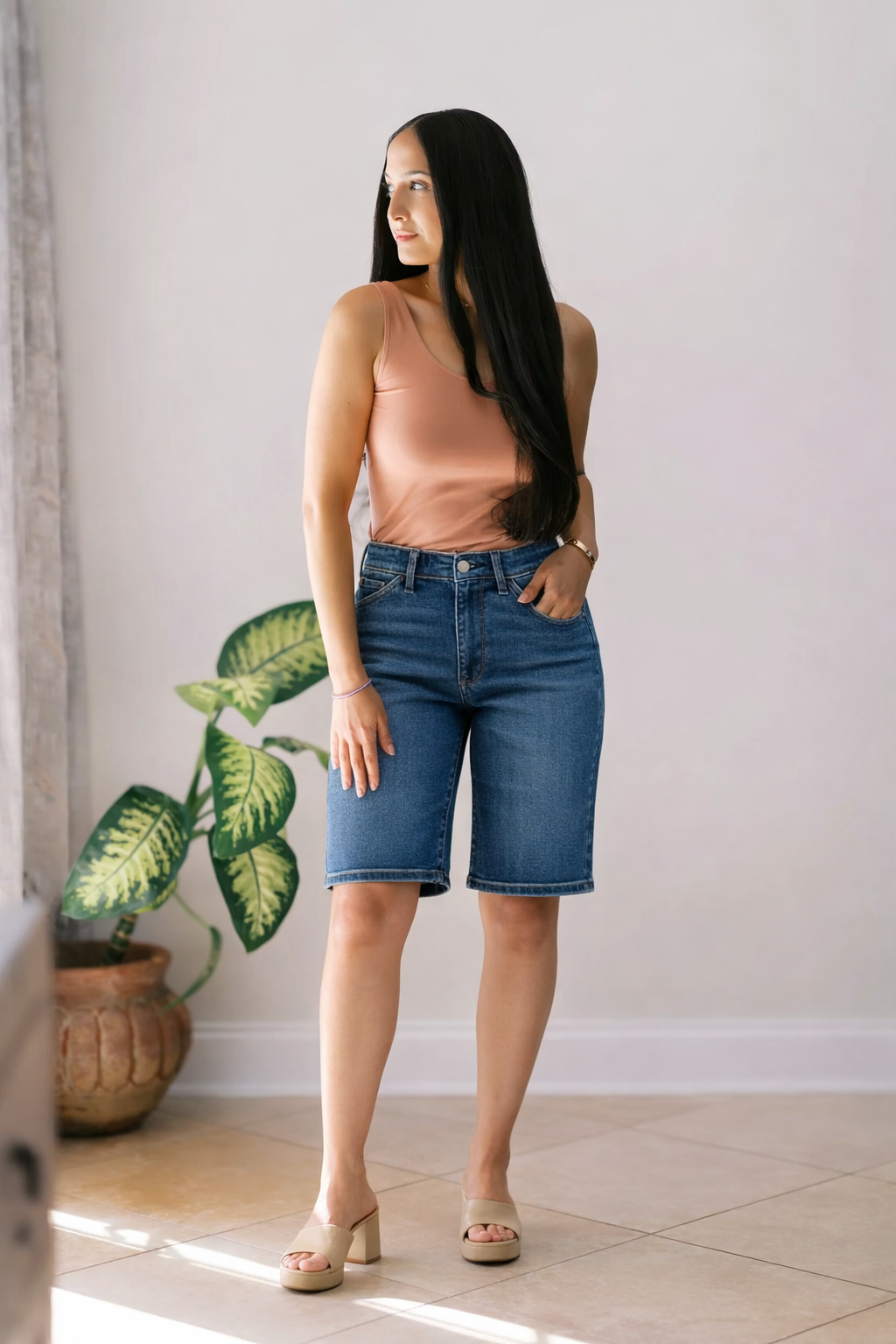 Judy Blue Timeless High-Waist Shorts