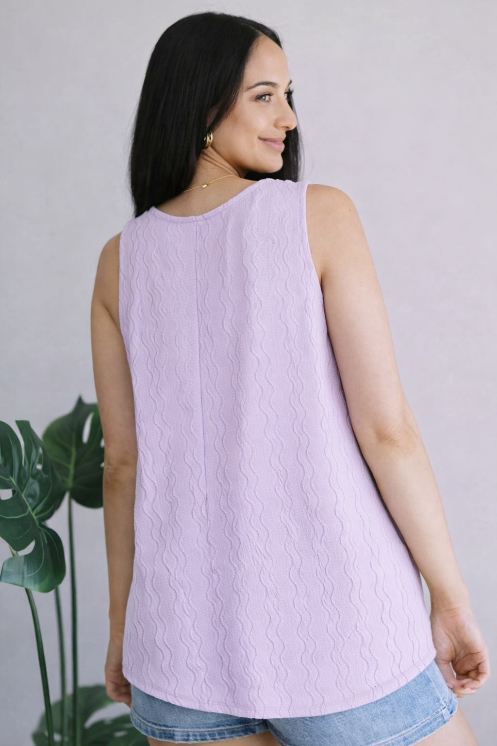 Lilac Reverie Sleeveless Top