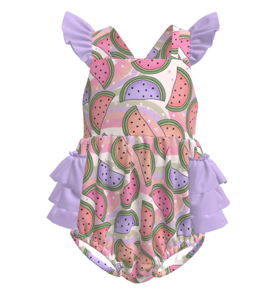 Colorful Watermelon Romper