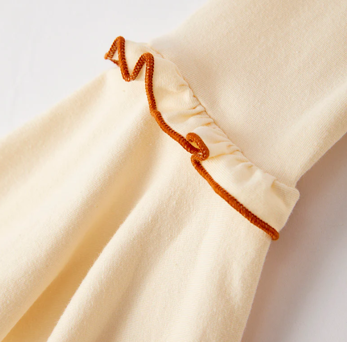 ALL THE FALL THINGS Brown Flower Pant Set