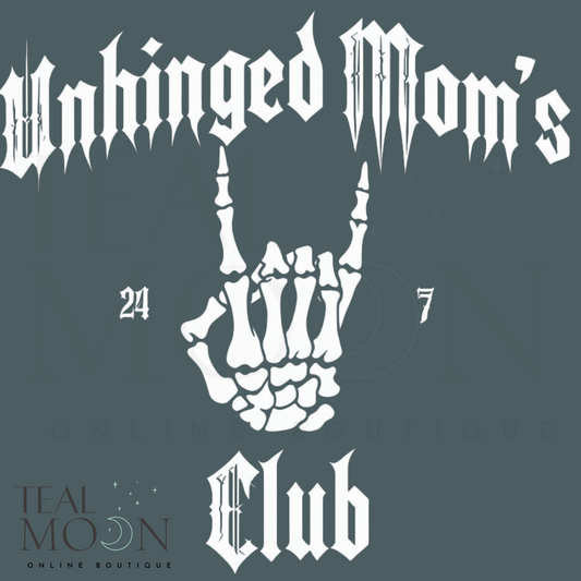 Unhinged Mom's Club PNG