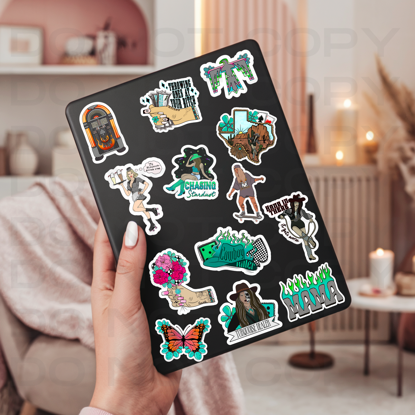 BWDD Sticker Bundle | Wholesale Stickers | Barbed W Digital Designs | Kindle Stickers | Packaging