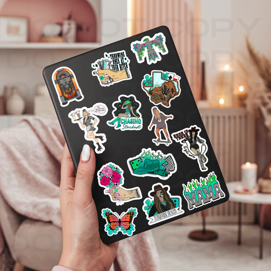 BWDD Sticker Bundle | Wholesale Stickers | Barbed W Digital Designs | Kindle Stickers | Packaging