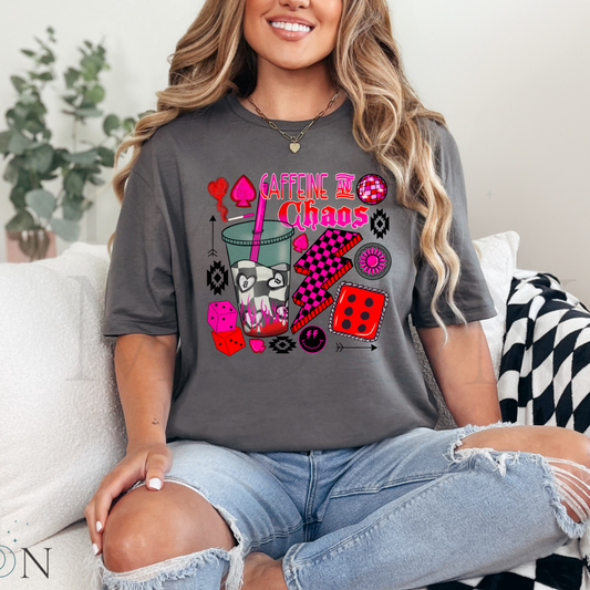 Caffeine and Chaos Pink