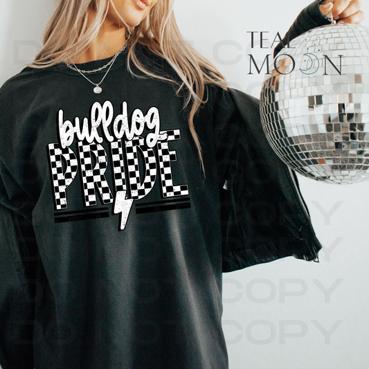 Bulldog Pride Checkered