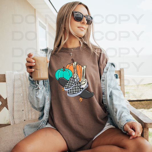 Skeleton Skater | Wholesale | Barbed W Digital Designs