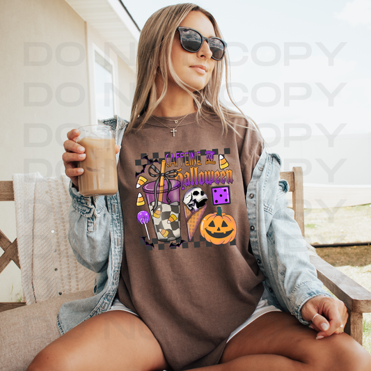 Caffeine & Halloween | Wholesale | Barbed W Digital Designs